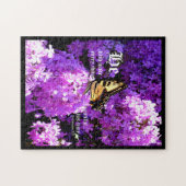 Puzzle Papillon et Phlox, Ecclésiaste 3:11 (Horizontal)