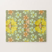 Puzzle Papillon Floral Art Nouveau (Horizontal)