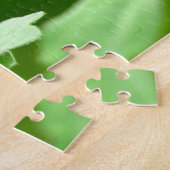 Puzzle Papillon foncé assis sur la feuille (Côté)