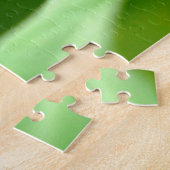 Puzzle Papillon foncé assis sur la feuille (Côté)