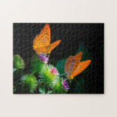 Puzzle Papillon Fritillaire Bordé D'Argent. (Horizontal)
