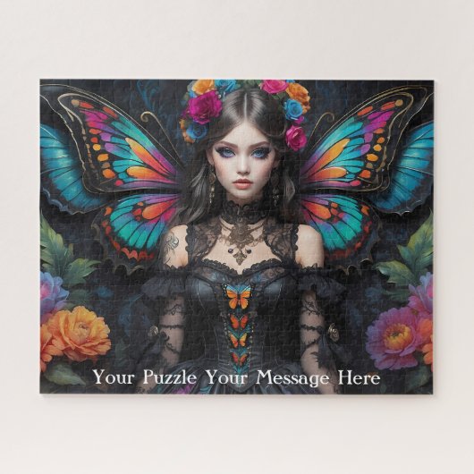 Puzzle papillon gothique (Horizontal)