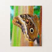Puzzle Papillon Hibou. (Vertical)