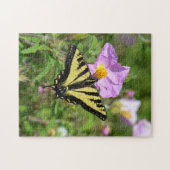 Puzzle Papillon jaune et noir (Horizontal)