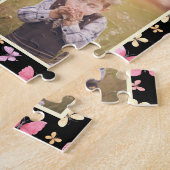 Puzzle Papillon Joyeux anniversaire Mère photo Collage (Côté)
