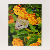 Puzzle Papillon Ling blanc. (Vertical)