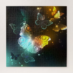 Puzzle Papillon lumineux et papillons de nuit
