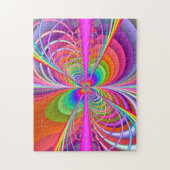 Puzzle Papillon lunatique - art de fractale (Vertical)