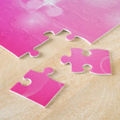 Puzzle Papillon magenta (Côté)