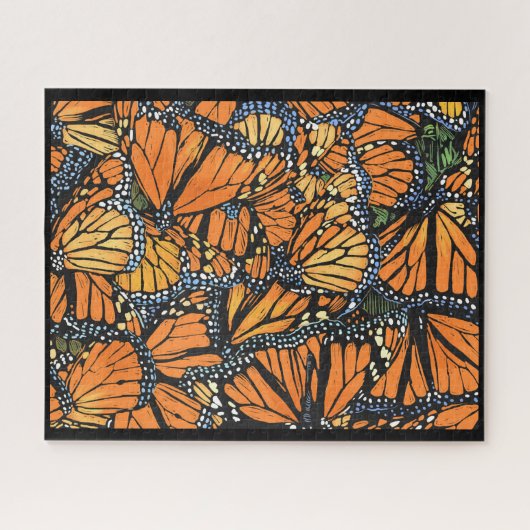 Puzzle papillon Monarque (Horizontal)