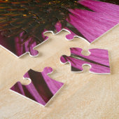 Puzzle Papillon monarque et fleurs pourpres (Côté)