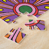 Puzzle Papillon monarque Fée Purple Floral (Côté)