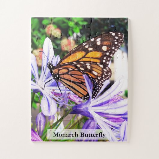 Puzzle Papillon Monarque Insecte Pollinisateur 30Pcs (Vertical)