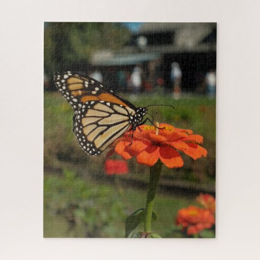 Puzzle Papillon Monarque Orange Pendant La Migration Du C (Vertical)