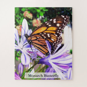 Puzzle Papillon Monarque Pollinisateur Insecte 56 Pièces
