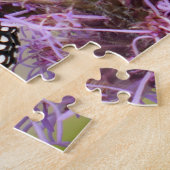 Puzzle Papillon Monarque sur Liatris (Côté)