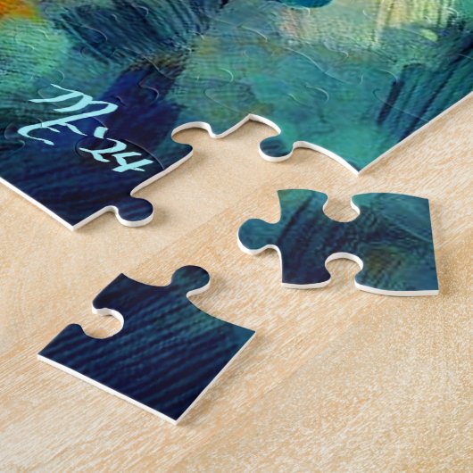 Puzzle Papillon monarque sur Rose violet au soleil coucha (Côté)