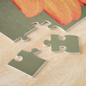 Puzzle Papillon Monarque sur une fleur d'orange (Côté)