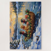 Puzzle Papillon Noël Bateau Fêtes (Vertical)