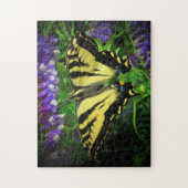 Puzzle Papillon noir et jaune (Vertical)