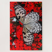 Puzzle Papillon nymphe noir. (Vertical)