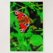 Puzzle Papillon paon du jour. (Vertical)