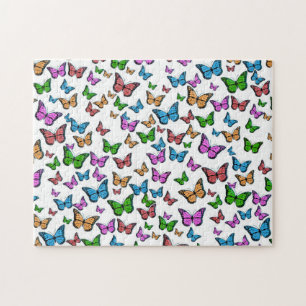 Puzzle Papillon papillon vintage Ancien art d'illustratio