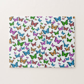 Puzzle Papillon papillon vintage Ancien art d'illustratio