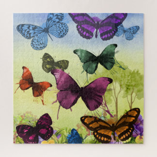 Puzzle Papillon papillon vintage Ancien art d'illustratio