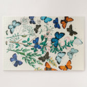 Puzzle Papillon papillon vintage Ancien art d'illustratio (Horizontal)
