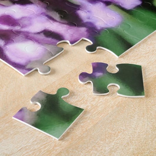 Puzzle Papillon Peacock Sur Bouddleia Mauve (Côté)