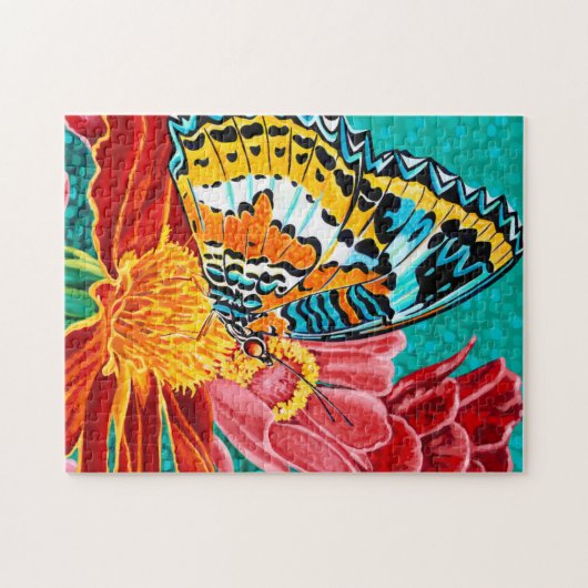 Puzzle Papillon pointu I (Horizontal)