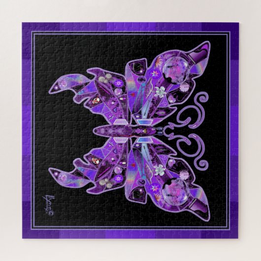 Puzzle Papillon pourpre 31 (Horizontal)