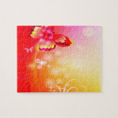 Puzzle Papillon rouge (Horizontal)