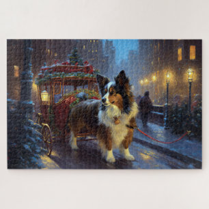 Puzzle Papillon Saison des Fêtes de Noël