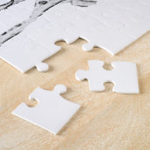 Puzzle - Papillon sur Fleurs (Côté)