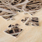 Puzzle Papillon sur la paille (Côté)