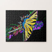 Puzzle papillon Swallowtail stylisé (Horizontal)