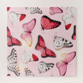 Puzzle Papillon tropical détaillé : Motif Vintage (Horizontal)