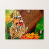 Puzzle Papillon Vanessa Cardui. (Horizontal)