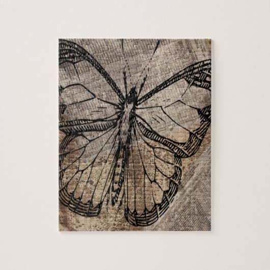 Puzzle Papillon vintage (Vertical)