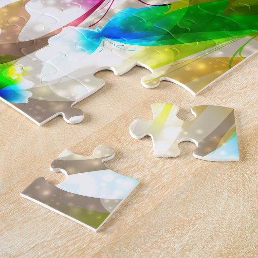 Puzzle Papillons Abstraits (Côté)