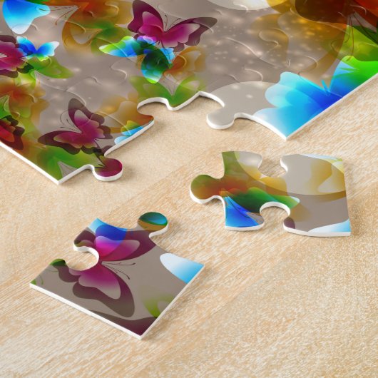 Puzzle Papillons Abstraits (Côté)