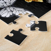 Puzzle Papillons blancs et dorés (Côté)