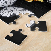 Puzzle Papillons blancs et dorés (Côté)