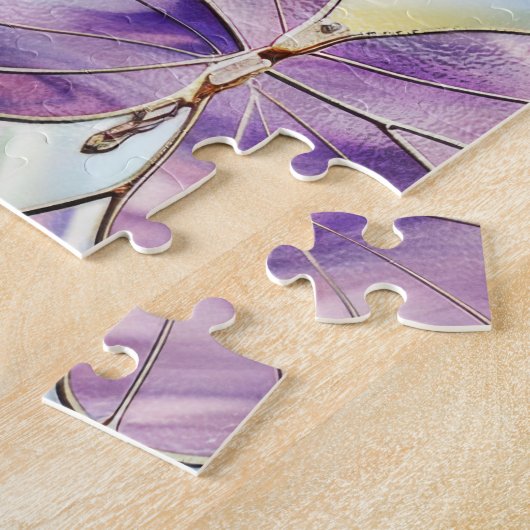 Puzzle Papillons bleu pourpre (Côté)