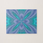 Puzzle Papillons bleus Abstraits (Horizontal)