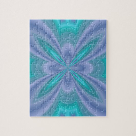 Puzzle Papillons bleus Abstraits (Vertical)