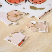 Puzzle Papillons, Coeurs et Fleurs (Côté)