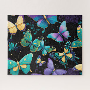 Puzzle Papillons colorés